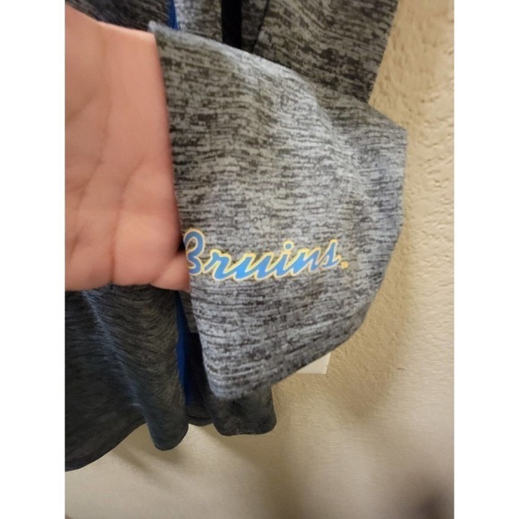 UCLA Colosseum Womens Long Sleeve Quarter Zip, Blue And Gray Size XL - Picture 4 of 6